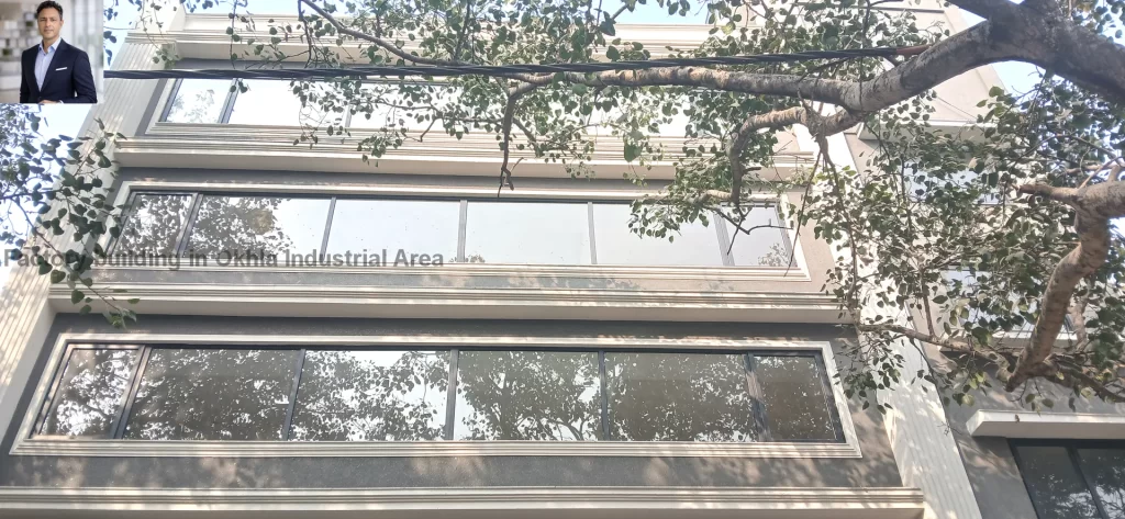 Factory building in Okhla Industrial Area