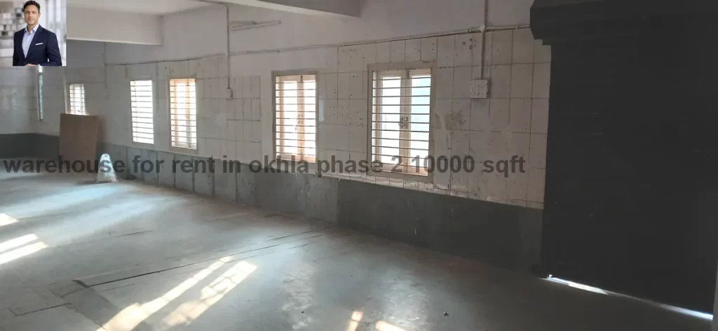 10000 sqft warehouse space for lease in Okhla Phase 2 New Delhi industrial area