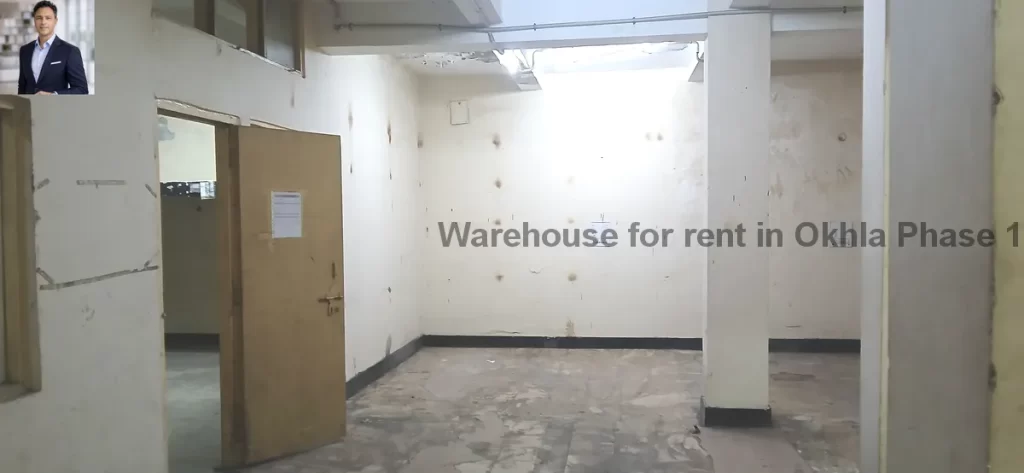 Warehouse for rent in Okhla Phase 1 with loading access