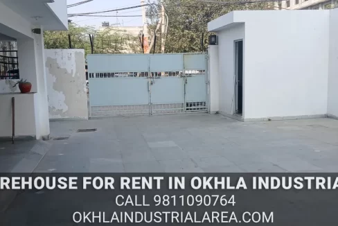 5000 sq ft RCC warehouse for rent in Okhla Phase 2 Delhi.