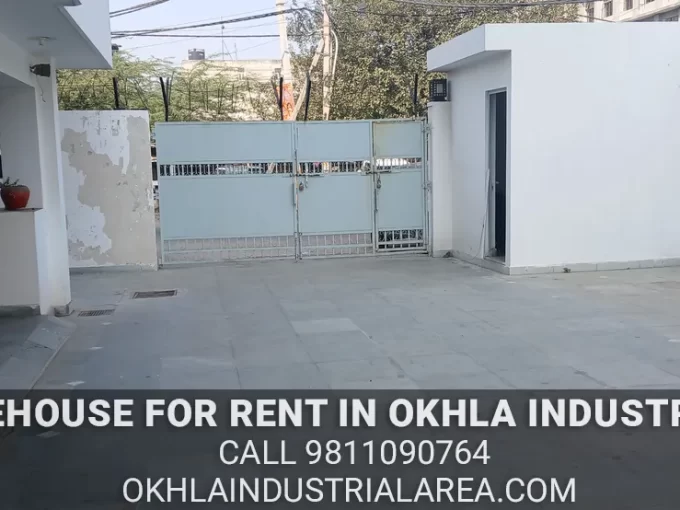 5000 sq ft RCC warehouse for rent in Okhla Phase 2 Delhi.