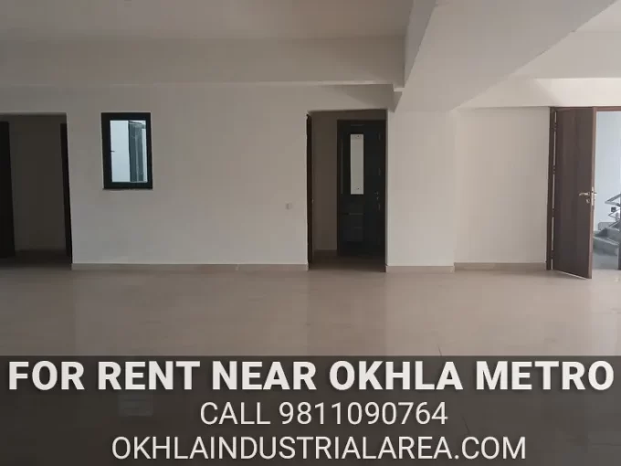 Godown for rent walking distance from Okhla Metro Station.