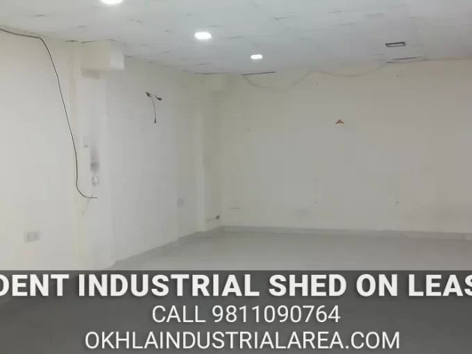 RCC manufacturing shed for rent in Okhla NCR.