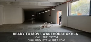 Ready to move warehouse Okhla Phase 1 with loading dock.