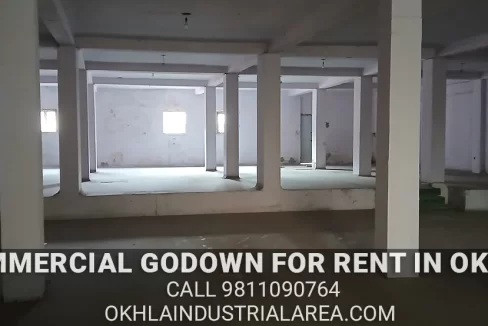 Property Masterz verified commercial godown rental listing in Okhla.
