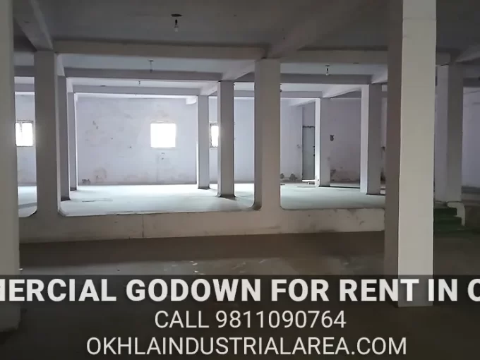Property Masterz verified commercial godown rental listing in Okhla.