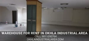 Property Masterz verified listing for warehouse rent in Okhla.