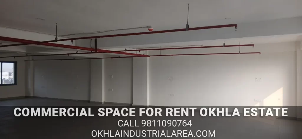 Small commercial space for rent in Okhla Estate.