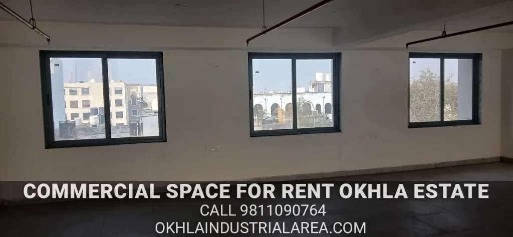 Spacious IT park commercial space for rent in Okhla Estate.