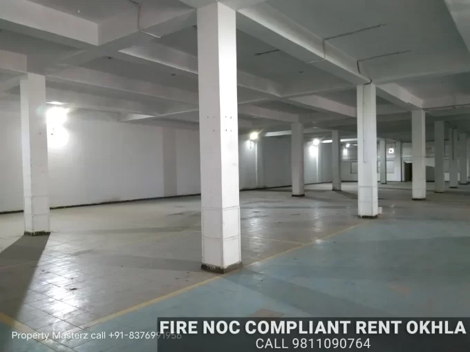 High floor load factory for rent in Okhla Phase 2
