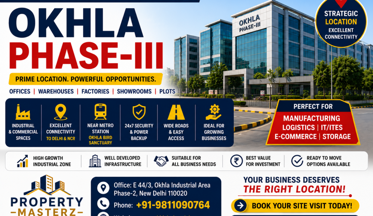 Office space in Okhla Phase III Delhi.